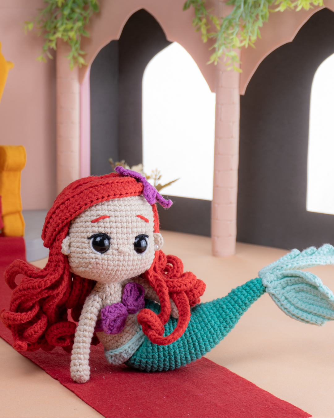 Ariel amigurumi artesanal