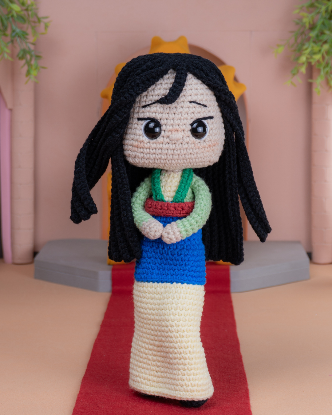 Mulan amigurumi artesanal