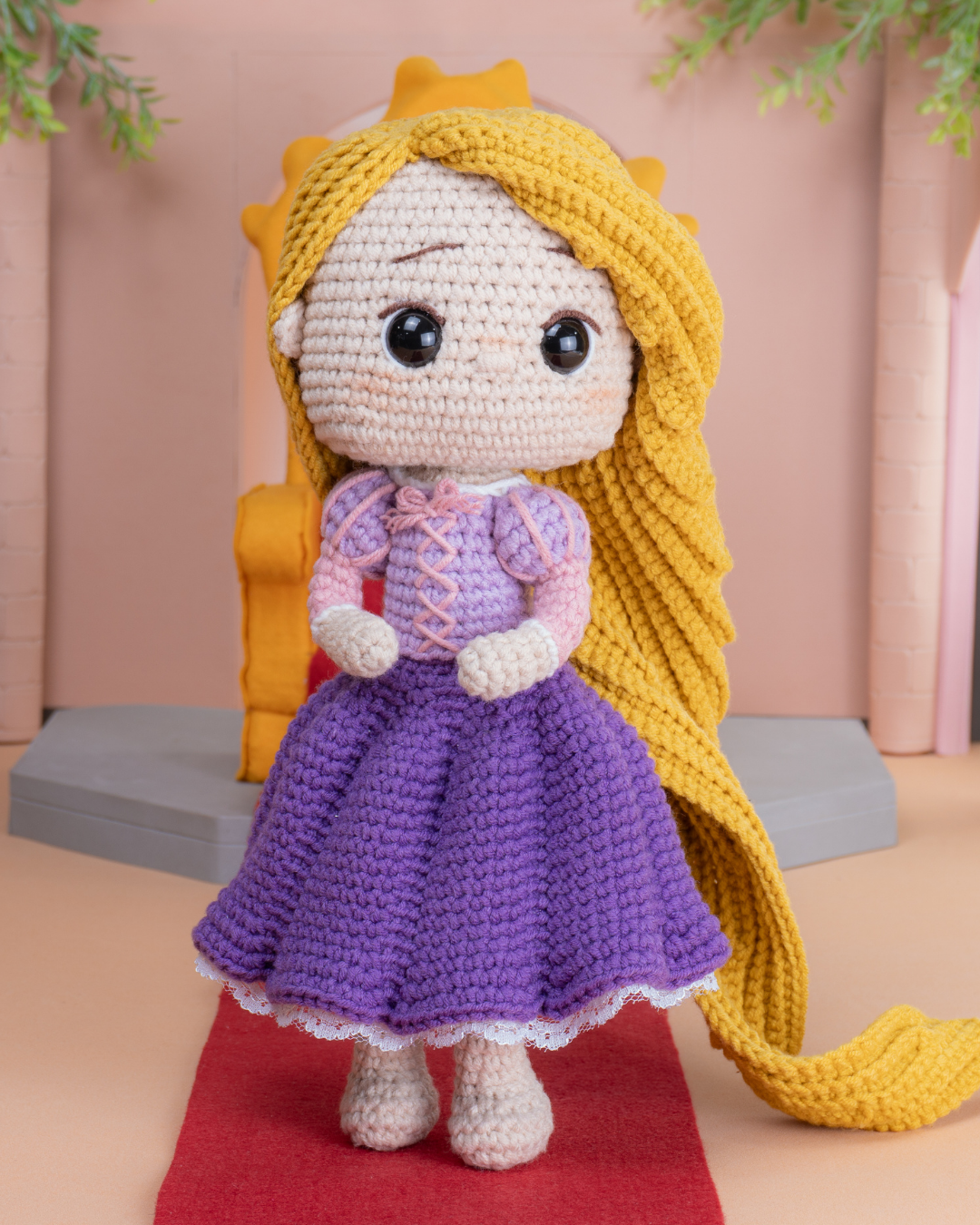 Rapunzel amigurumi artesanal